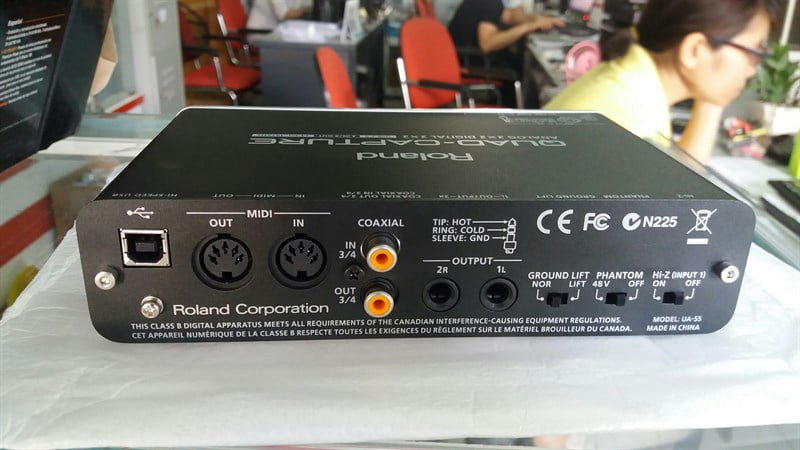 SOUND CARD ROLAND UA-55 QUAD-CAPTURE – Long Nguyễn