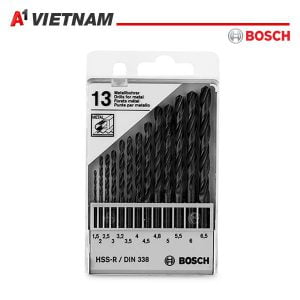 bộ mũi khoan sắt 1.5-6.5mm Bosch HSS-R DIN 338 chính hãng ,giá tốt nhất