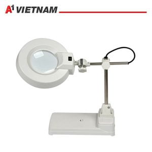 kính lúp để bàn 15x có đèn dạng tròn LT 86B chính hãng giá tốt