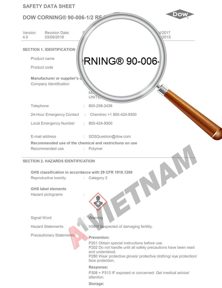 Dow Corning 90-006 - MSDS