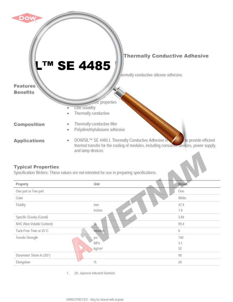 DOW CORNING SE 4485