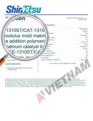 Shinetsu KE-1310 / CAT-1310 TDS