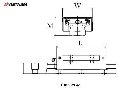 Sơ đồ thanh truợt THK