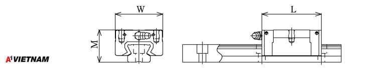 Sơ đồ thanh trượt THK SSR 35XV