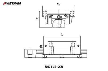 Sơ đồ thanh trượt THK