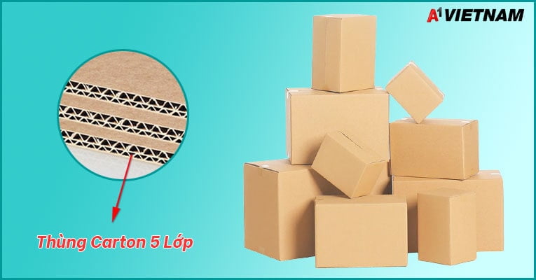 Thùng Carton 5 Lớp - Sản xuất theo yêu cầu