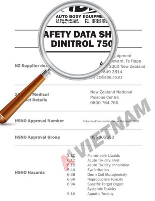 Dinitrol 750 MSDS