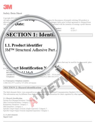 3M Structural Adhesive 08101 MSDS