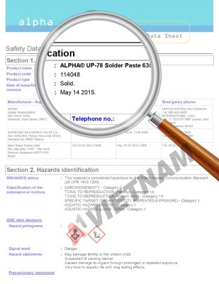 MSDS Alpha UP 78