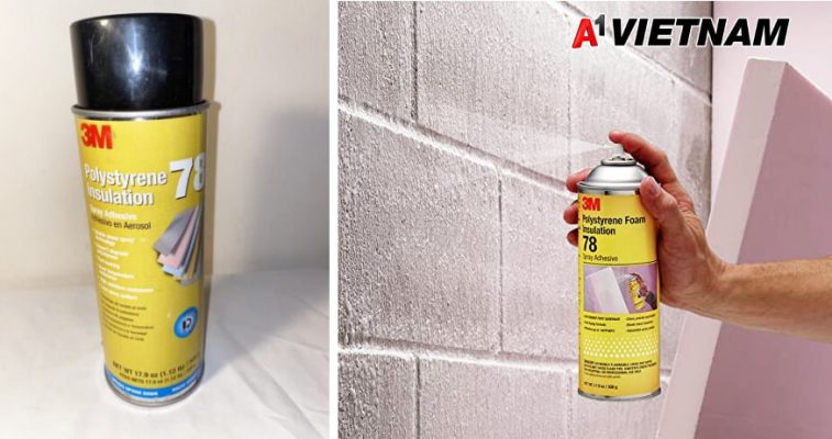 3M 78 Polystyrene Foam Insulation Spray Adhesive