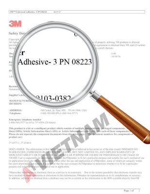 SDS 3M Universal Adhesive- 3 PN 08223