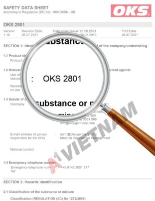 OKS 2801 SDS