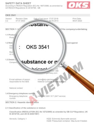 Dầu OKS 3541 SDS