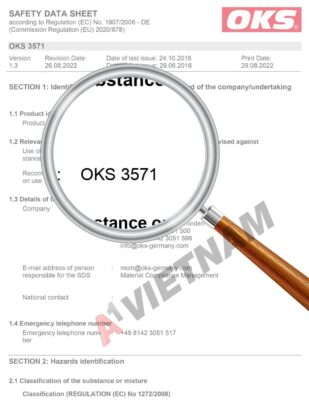 Dầu OKS 3571 SDS