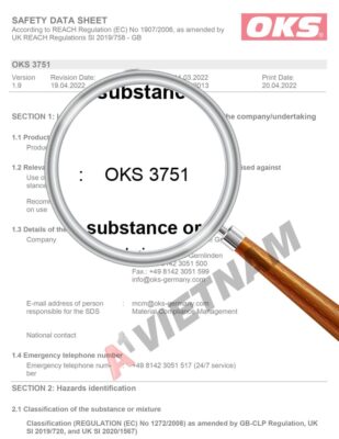 Dầu OKS 3751 SDS