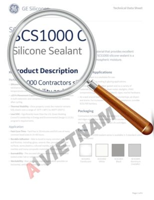 SCS1000 Contractors Silicone Sealant SDS