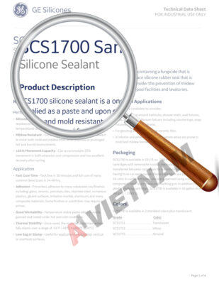 SCS1700 Sanitary SDS