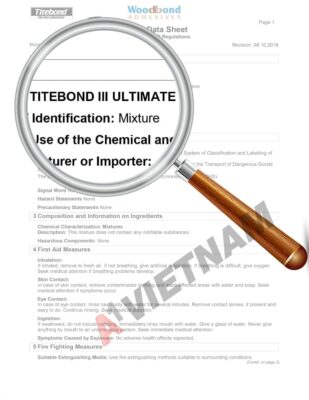 Titebond III Ultimate Wood Glue SDS