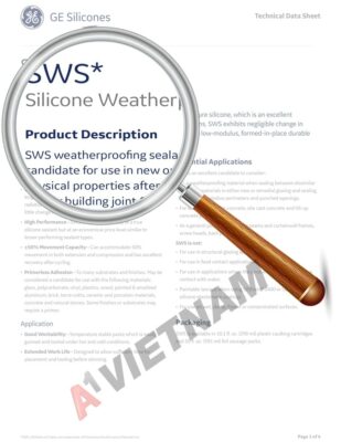 GE SWS Silicone Weatherproofing Sealant TDS