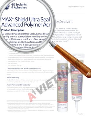 GE Max Shield Ultra Seal Sealant