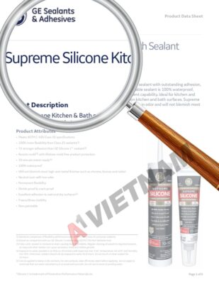 GE Supreme Silicone Window & Door Sealant